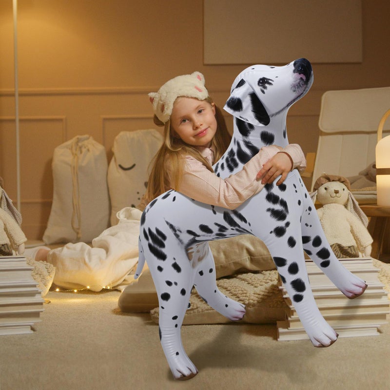 Jet Creations 39" L Inflatable Dalmatian Dog Black White Animal Puppy Pet Figure for Decor Play Thanksgiving Christmas WinterParty Birthday VBS Photo Prop, Gift for Boys Girls Kids, 1pc - Image 5